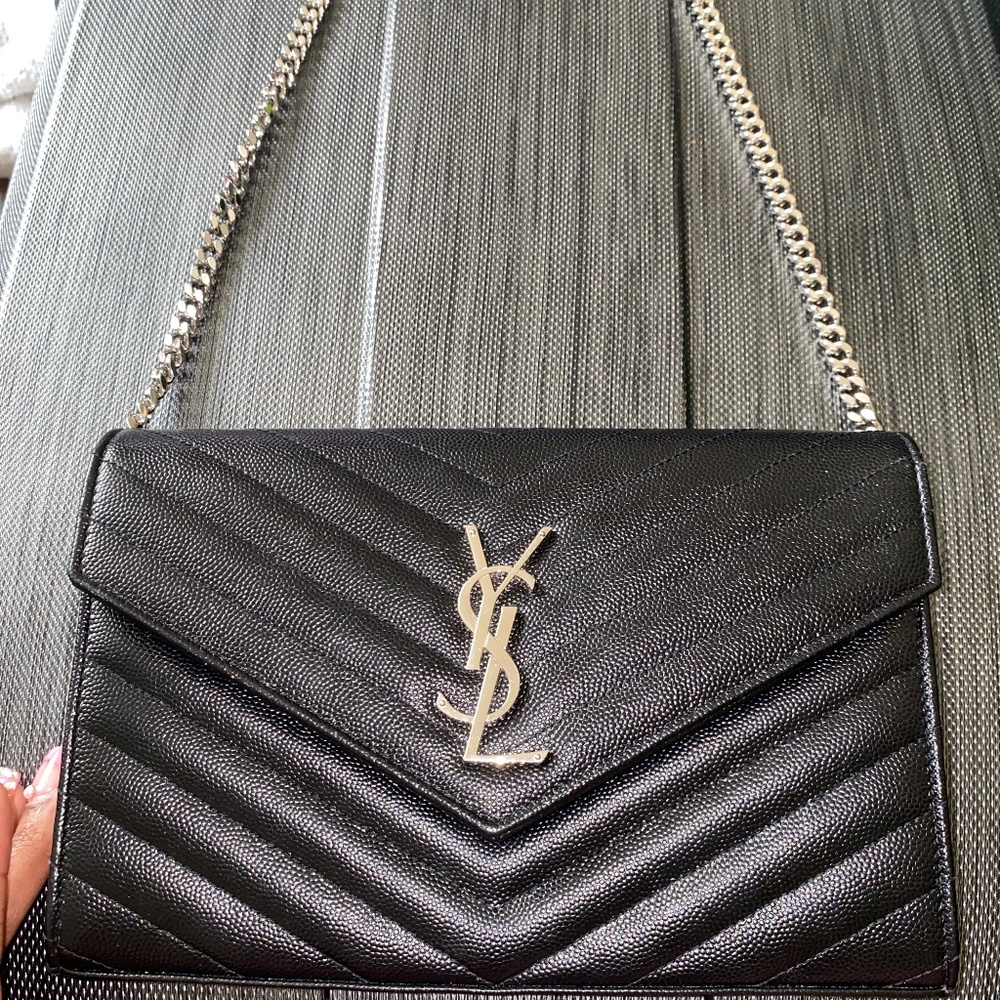 Authentic YSL chain wallet